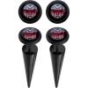 Unisex Transformers Autobot Logo Acrylic Faux Tapers Body Piercing Jewelry-18 Gauge, Black, One Size