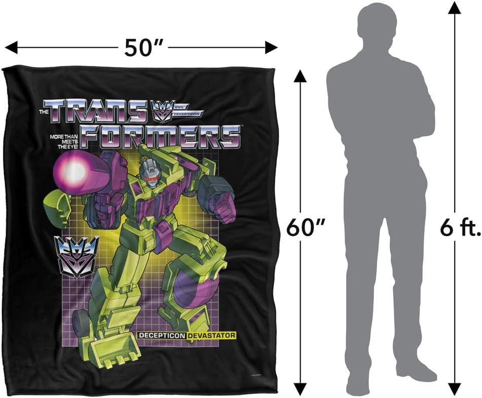 image:imageTransformers Blanket 60x80 Devastator Silky Touch Super Soft Throw BlanketDevastator