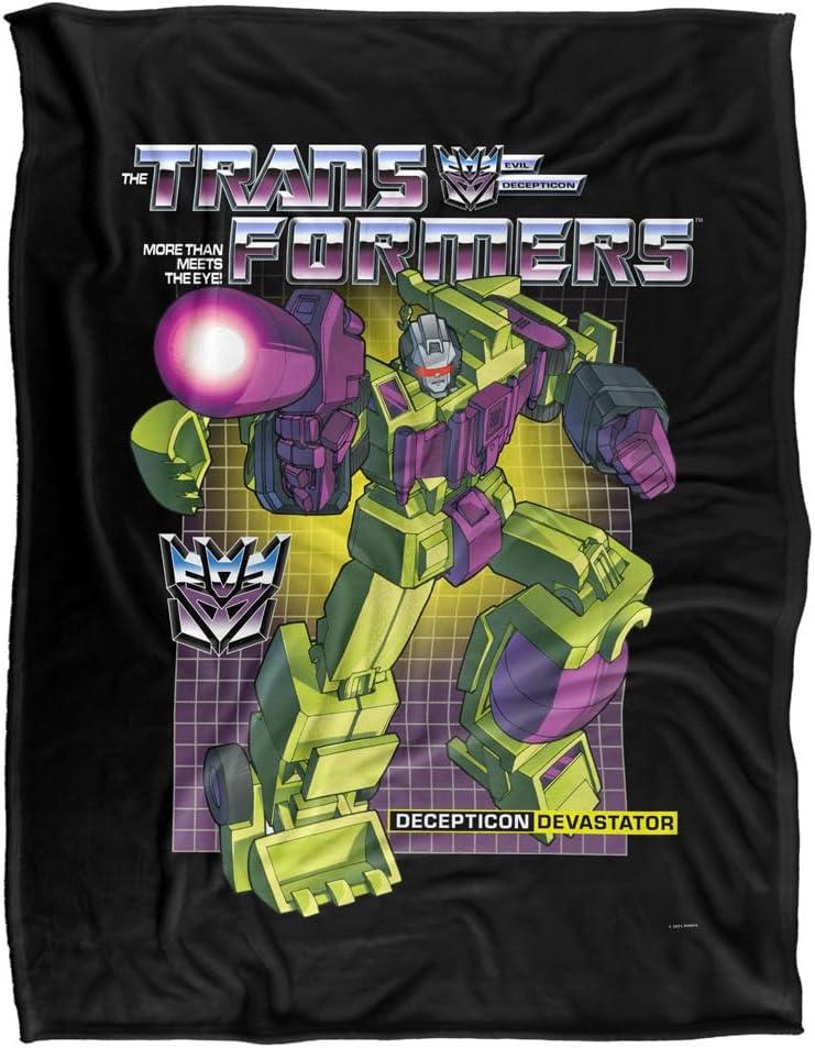 image:imageTransformers Blanket 60x80 Devastator Silky Touch Super Soft Throw BlanketDevastator