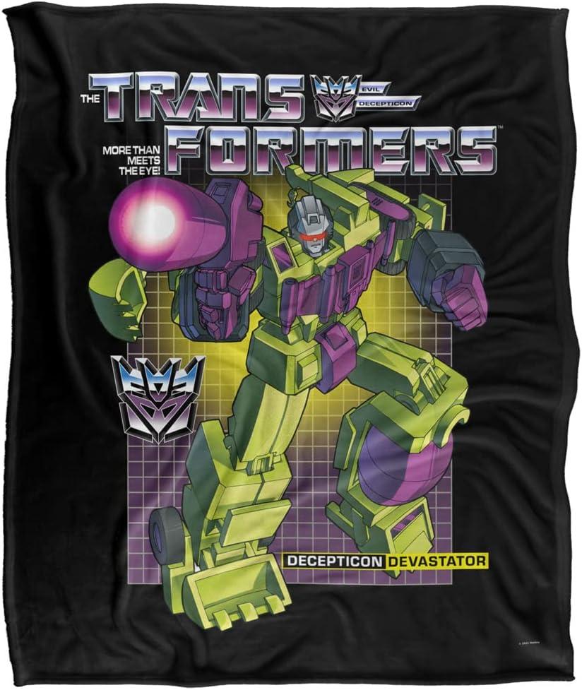 image:imageTransformers Blanket 60x80 Devastator Silky Touch Super Soft Throw BlanketDevastator