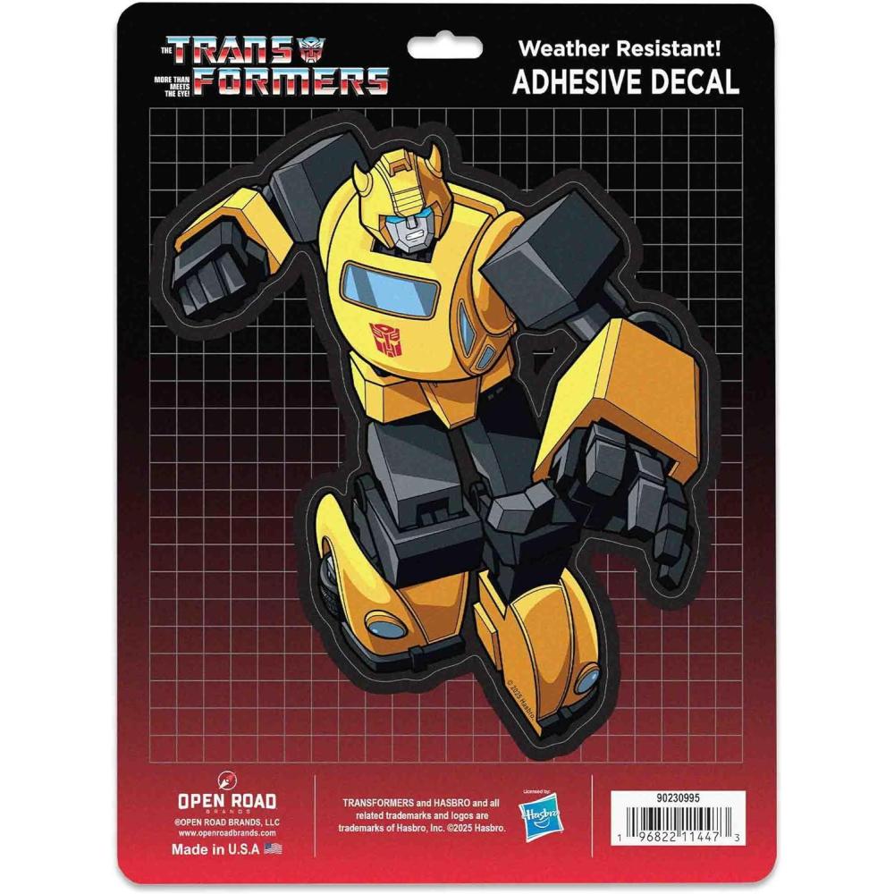 image:imageHasbro Transformers Decepticons Shield Adhesive Vinyl Decal  Fun Decepticons Sticker for Water Bottle or LaptopYellow