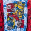 INTIMO Transformers Pajamas Boys’ Battle On Zip Front Fleece Footless Sleeper(Multicolored)
