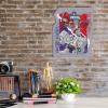 Open Road Brands Hasbro Transformers Roll Out Silver Metal Sign – Fun Transformers Wall Art for Man Cave or Bedroom(Gray)