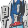 Open Road Brands Hasbro Transformers Roll Out Silver Metal Sign – Fun Transformers Wall Art for Man Cave or Bedroom(Gray/Red)