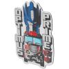 Open Road Brands Hasbro Transformers Roll Out Silver Metal Sign – Fun Transformers Wall Art for Man Cave or Bedroom(Gray/Red)