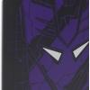 Open Road Brands Hasbro Transformers Roll Out Silver Metal Sign – Fun Transformers Wall Art for Man Cave or Bedroom(Purple/Black)