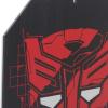 Open Road Brands Hasbro Transformers Roll Out Silver Metal Sign – Fun Transformers Wall Art for Man Cave or Bedroom(Red/Black)
