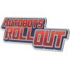 Open Road Brands Hasbro Transformers Roll Out Silver Metal Sign – Fun Transformers Wall Art for Man Cave or Bedroom(Red/Gray)
