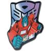 Open Road Brands Hasbro Transformers Roll Out Silver Metal Sign – Fun Transformers Wall Art for Man Cave or Bedroom(Red/Purple)