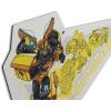 Open Road Brands Hasbro Transformers Roll Out Silver Metal Sign – Fun Transformers Wall Art for Man Cave or Bedroom(Yellow/White)