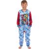 INTIMO Transformers Pajamas Boys’ Battle On Zip Front Fleece Footless Sleeper(Multicolored)
