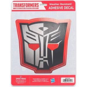 Hasbro Transformers Decepticons Shield Adhesive Vinyl Decal – Fun Decepticons Sticker for Water Bottle or Laptop(Red/Black)