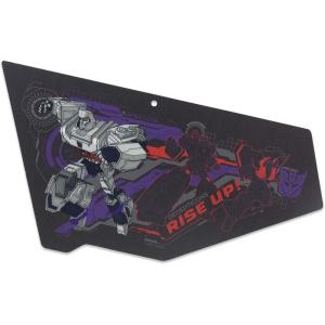 Open Road Brands Hasbro Transformers Roll Out Silver Metal Sign – Fun Transformers Wall Art for Man Cave or Bedroom(Black/Gray)
