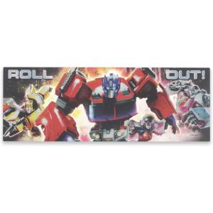Open Road Brands Hasbro Transformers Roll Out Silver Metal Sign – Fun Transformers Wall Art for Man Cave or Bedroom(Black/Red)