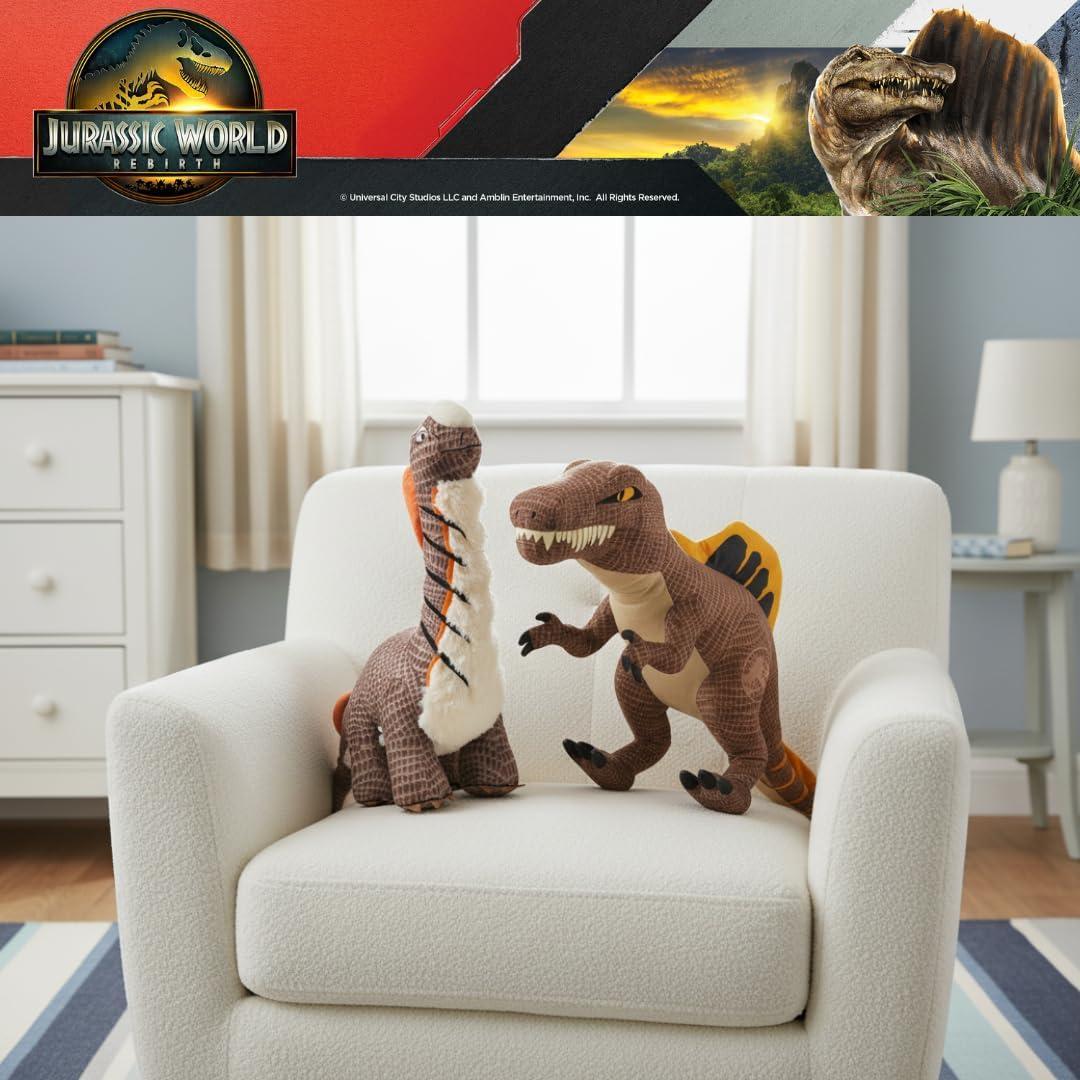 image:imageFranco Kids Transformer Optimus Bedding Super Soft Cozy Cuddle Pillow Officially Licensed ProductJurassic World Rebirth Spinosaurus