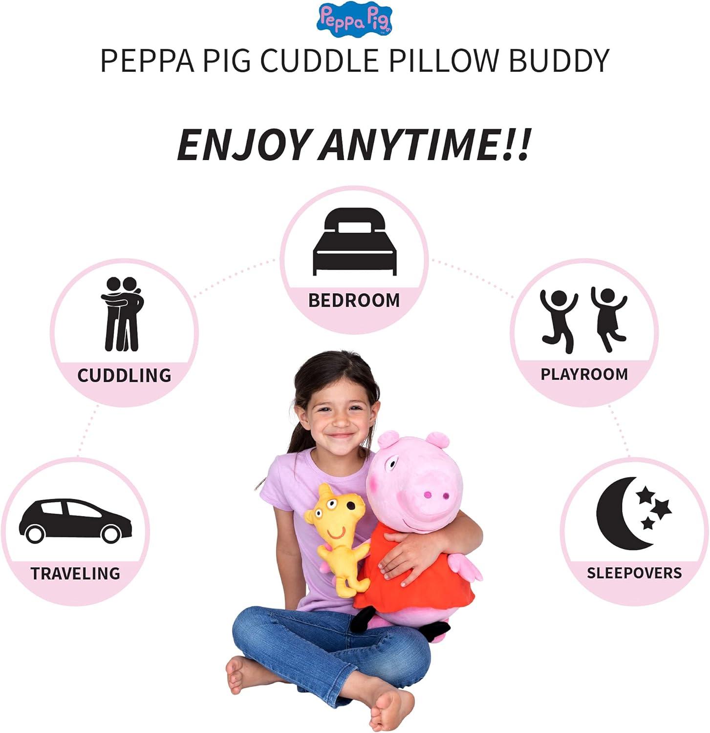 image:imageFranco Kids Transformer Optimus Bedding Super Soft Cozy Cuddle Pillow Officially Licensed ProductPeppa Pig
