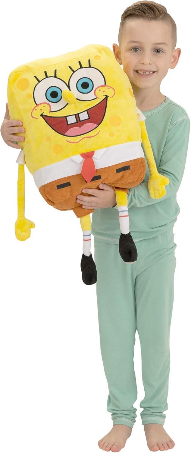 image:imageFranco Kids Transformer Optimus Bedding Super Soft Cozy Cuddle Pillow Officially Licensed ProductSpongebob