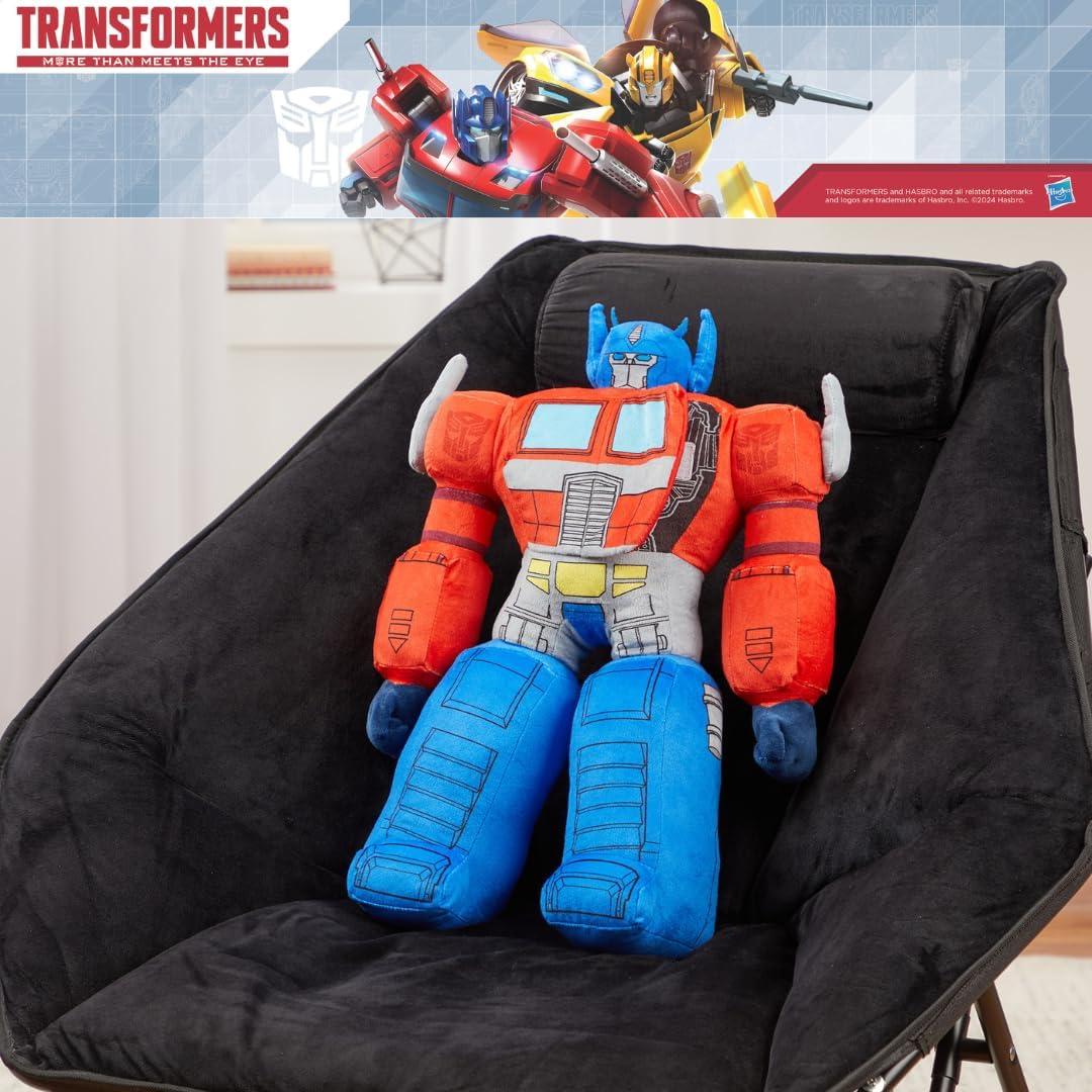 image:imageFranco Kids Transformer Optimus Bedding Super Soft Cozy Cuddle Pillow Officially Licensed ProductTransformers Optimus