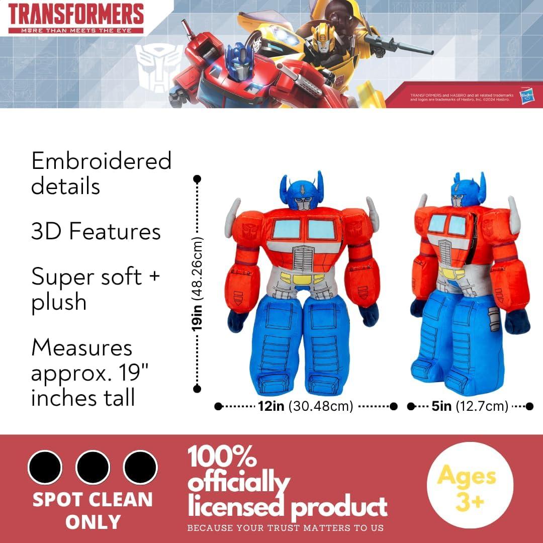 image:imageFranco Kids Transformer Optimus Bedding Super Soft Cozy Cuddle Pillow Officially Licensed ProductTransformers Optimus