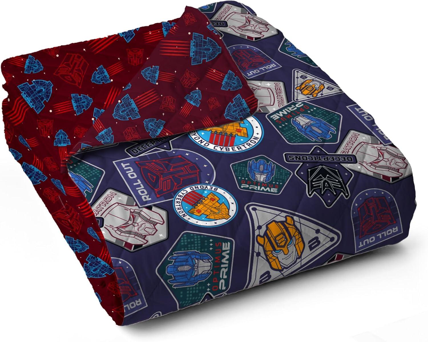 image:imageNorthwest Transformers Logo Quilted Blanket Comfy Throw Adults Boys Girls Soft Lightweight Bedding for Bed or Couch 60 x 80 inchesAutobots Verus Decepticons