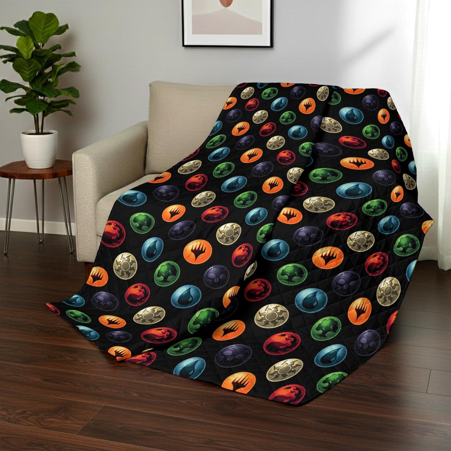 image:imageNorthwest Transformers Logo Quilted Blanket Comfy Throw Adults Boys Girls Soft Lightweight Bedding for Bed or Couch 60 x 80 inchesMagic Icons