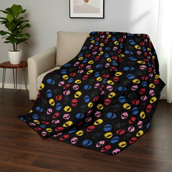 image:imageNorthwest Transformers Logo Quilted Blanket Comfy Throw Adults Boys Girls Soft Lightweight Bedding for Bed or Couch 60 x 80 inchesRangers and Helmets