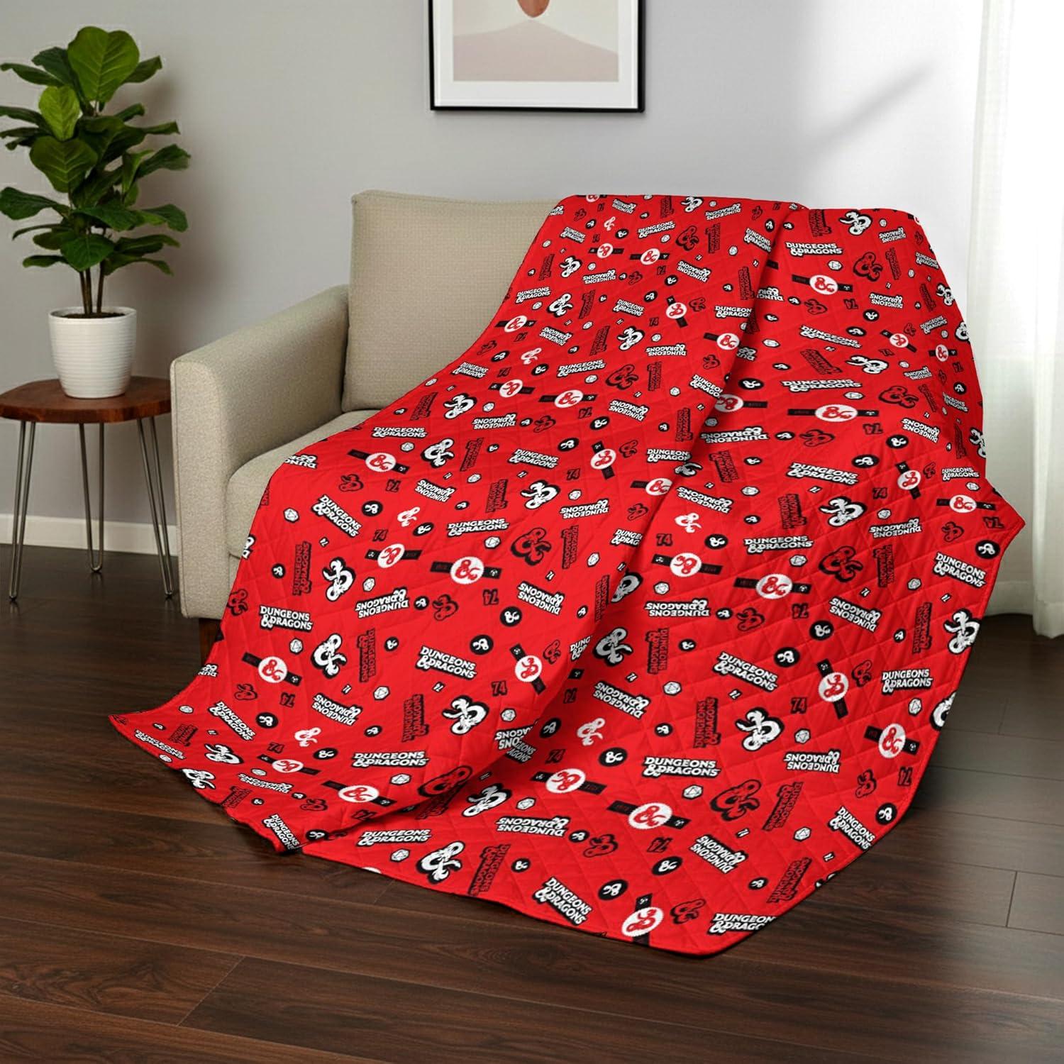 image:imageNorthwest Transformers Logo Quilted Blanket Comfy Throw Adults Boys Girls Soft Lightweight Bedding for Bed or Couch 60 x 80 inchesRoll for Initiative