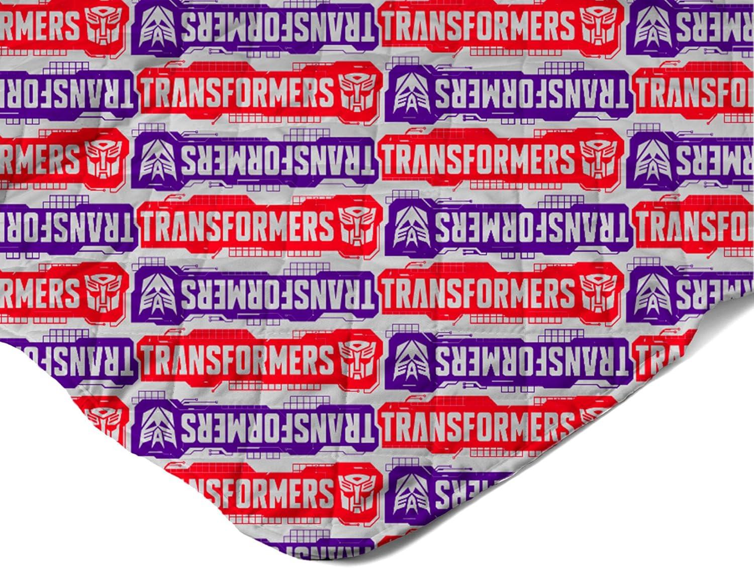 image:imageNorthwest Transformers Logo Quilted Blanket Comfy Throw Adults Boys Girls Soft Lightweight Bedding for Bed or Couch 60 x 80 inchesTransformer Logo