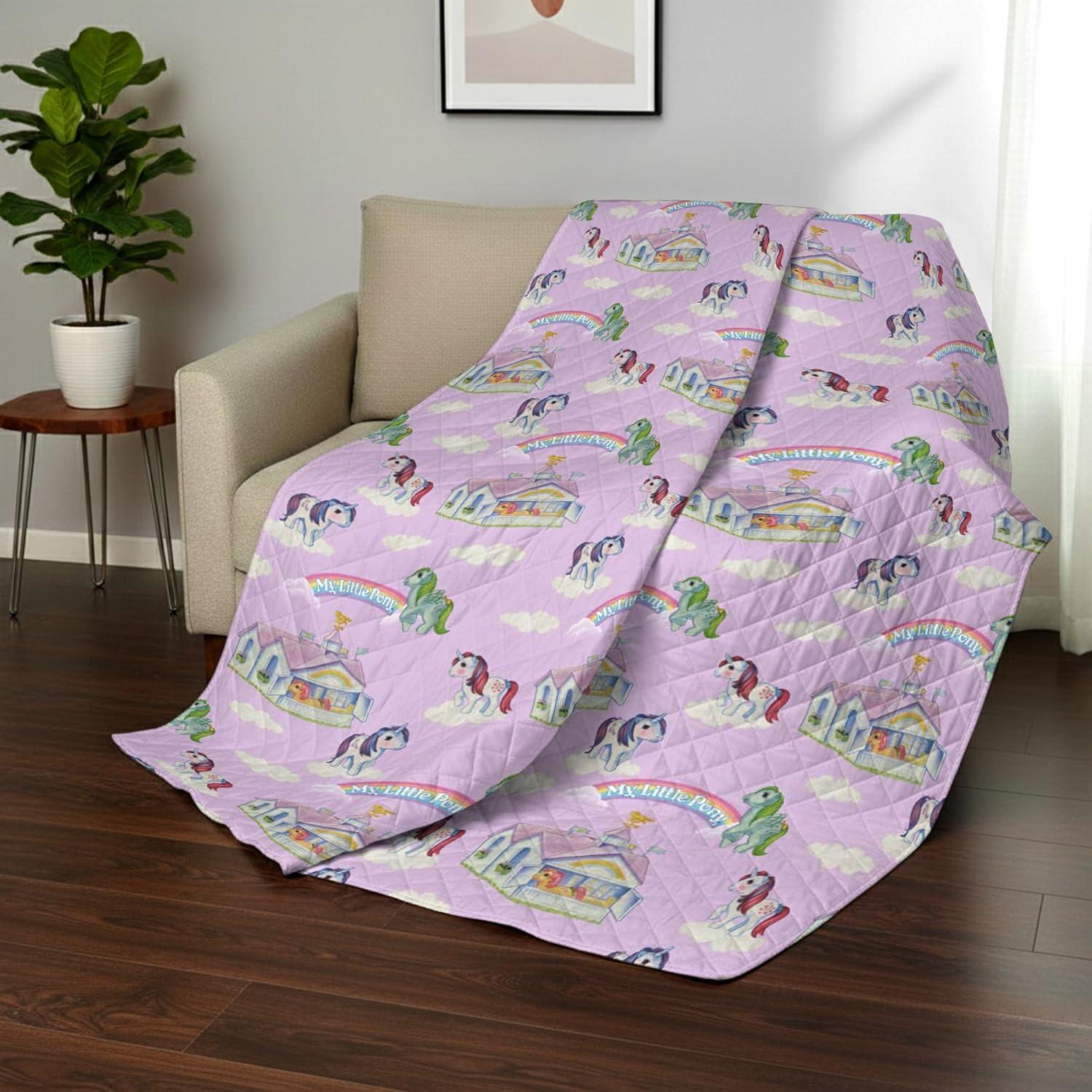 image:imageNorthwest Transformers Logo Quilted Blanket Comfy Throw Adults Boys Girls Soft Lightweight Bedding for Bed or Couch 60 x 80 inchesVintage Pony Party