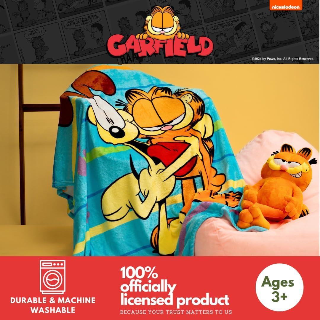 image:imageTransformers Megatron Bedding Super Soft Throw Glow in The Dark Blanket 46 in x 60 in Official Licensed Product by Franco CollectiblesGarfield