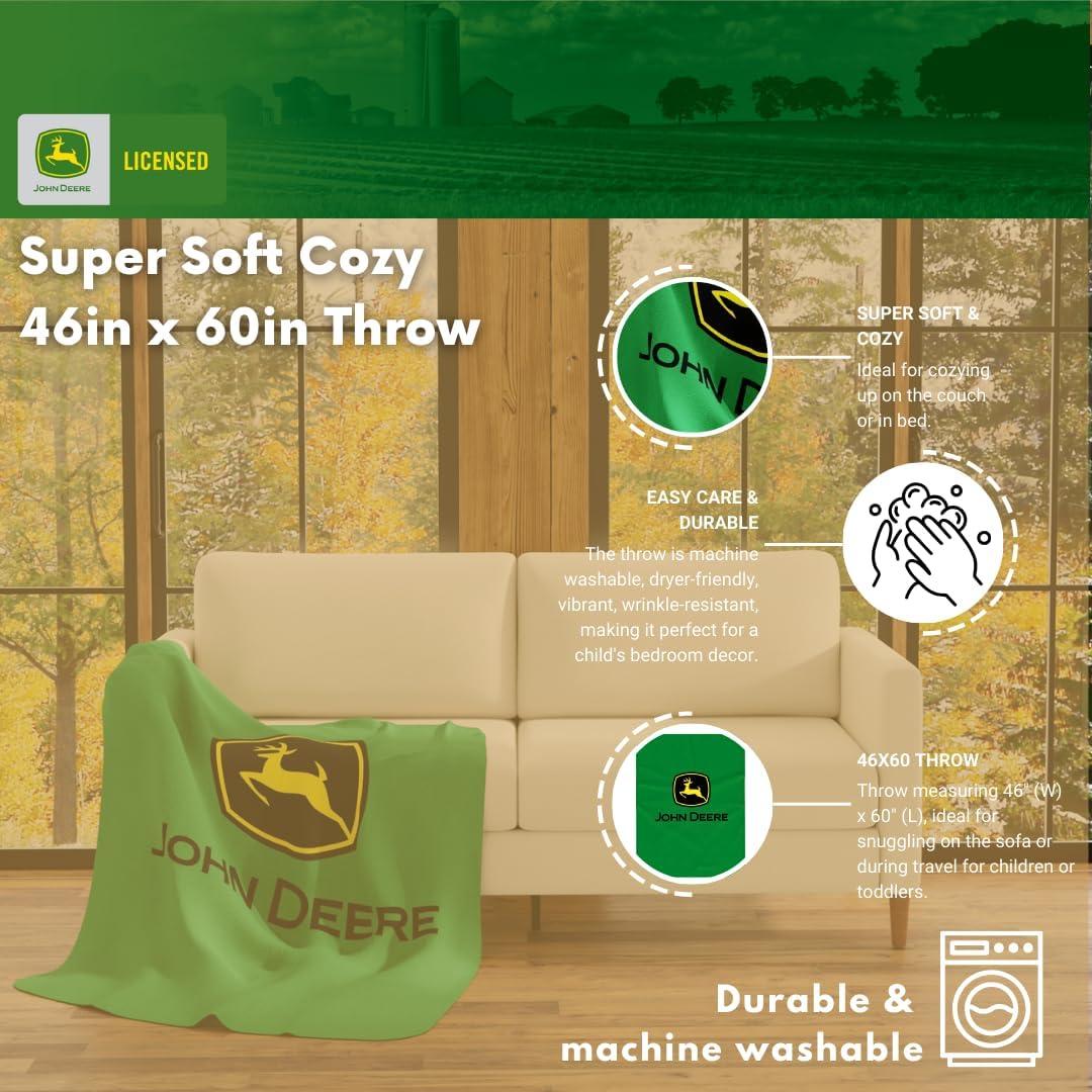 image:imageTransformers Megatron Bedding Super Soft Throw Glow in The Dark Blanket 46 in x 60 in Official Licensed Product by Franco CollectiblesJohn Deere