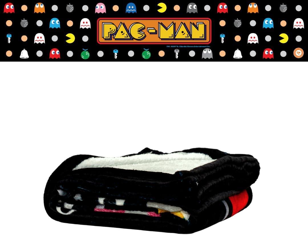 image:imageTransformers Megatron Bedding Super Soft Throw Glow in The Dark Blanket 46 in x 60 in Official Licensed Product by Franco CollectiblesPacman