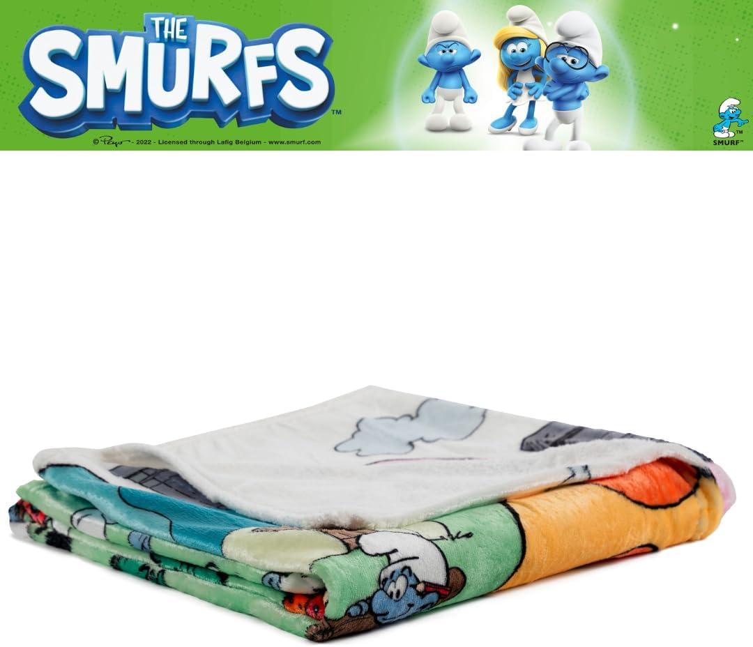 image:imageTransformers Megatron Bedding Super Soft Throw Glow in The Dark Blanket 46 in x 60 in Official Licensed Product by Franco CollectiblesThe Smurfs