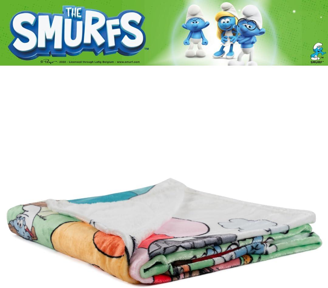 image:imageTransformers Megatron Bedding Super Soft Throw Glow in The Dark Blanket 46 in x 60 in Official Licensed Product by Franco CollectiblesThe Smurfs
