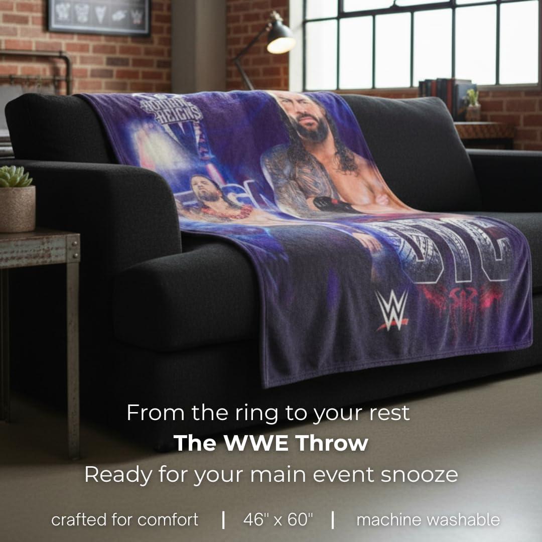 image:imageTransformers Megatron Bedding Super Soft Throw Glow in The Dark Blanket 46 in x 60 in Official Licensed Product by Franco CollectiblesWwe Roman Reigns