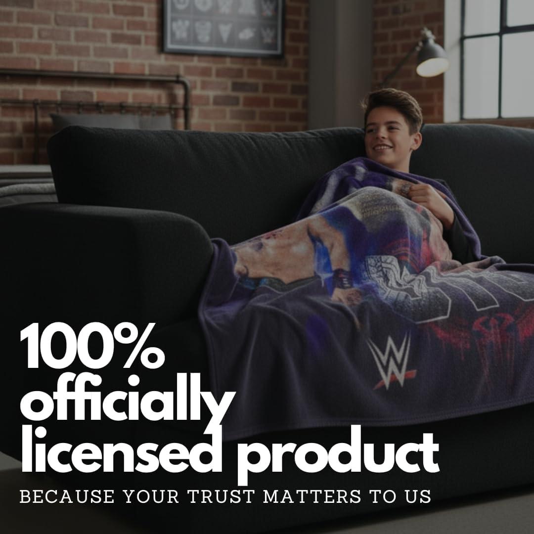 image:imageTransformers Megatron Bedding Super Soft Throw Glow in The Dark Blanket 46 in x 60 in Official Licensed Product by Franco CollectiblesWwe Roman Reigns