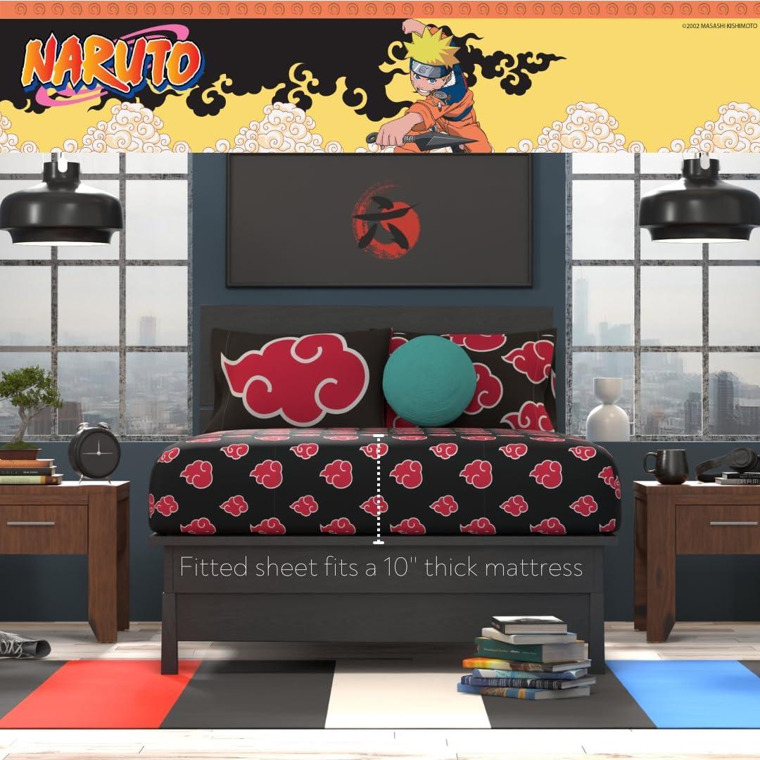 image:imageTransformers Optimus Prime Super Soft Comforter and Sheet Set with Sham 4 Piece Twin Size Official Licensed Product by Franco CollectiblesBlack Naruto