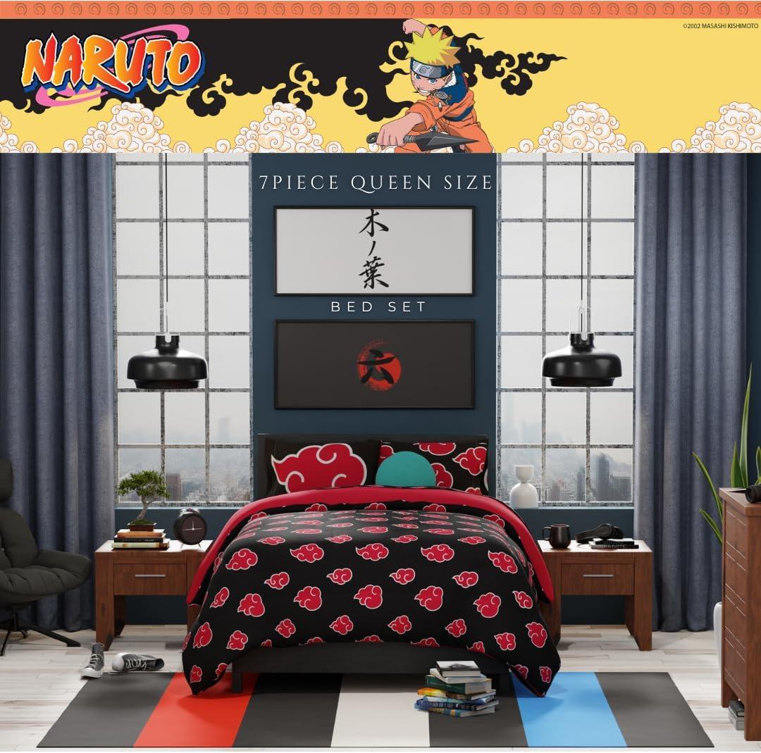 image:imageTransformers Optimus Prime Super Soft Comforter and Sheet Set with Sham 4 Piece Twin Size Official Licensed Product by Franco CollectiblesBlack Naruto