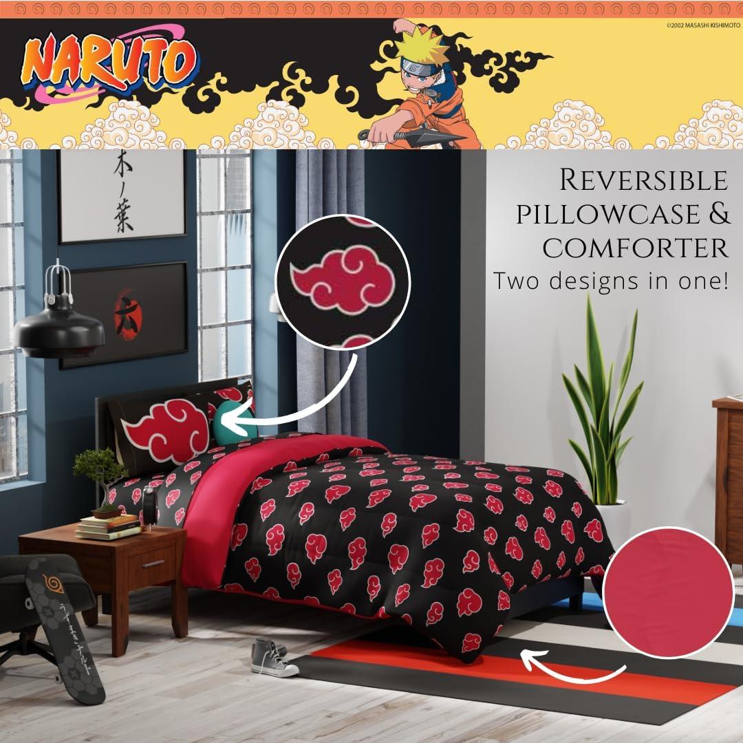 image:imageTransformers Optimus Prime Super Soft Comforter and Sheet Set with Sham 4 Piece Twin Size Official Licensed Product by Franco CollectiblesBlack Naruto