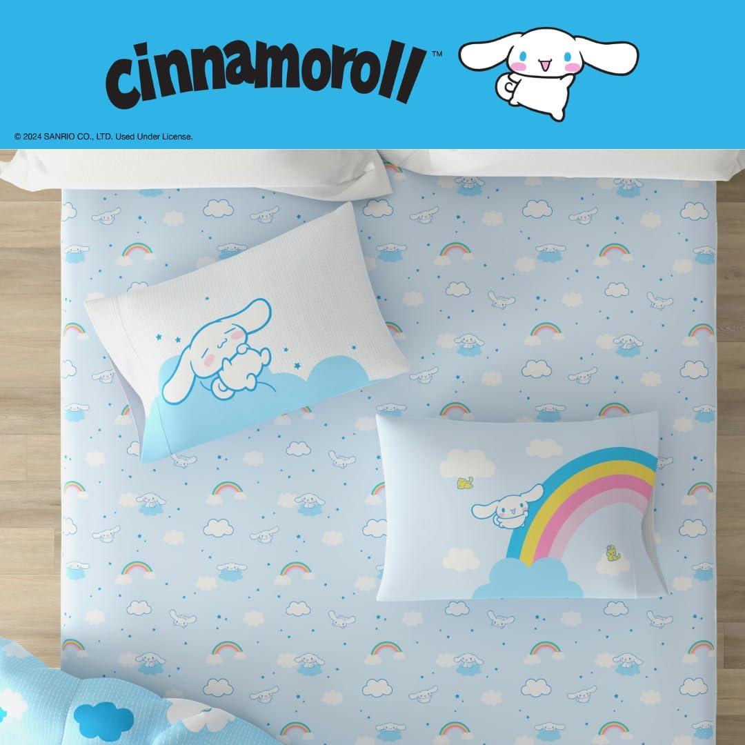 image:imageTransformers Optimus Prime Super Soft Comforter and Sheet Set with Sham 4 Piece Twin Size Official Licensed Product by Franco CollectiblesBlue Cinnamoroll