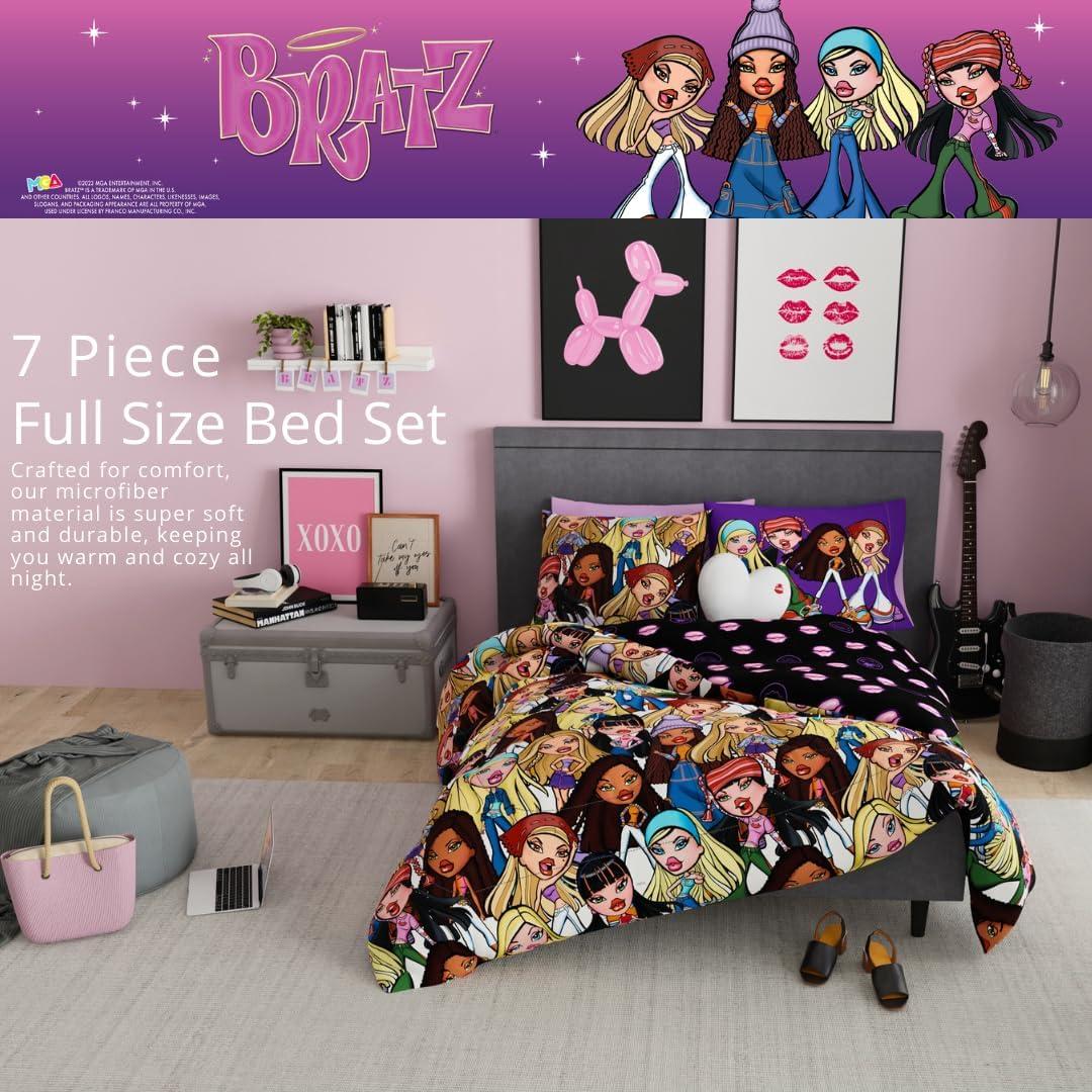 image:imageTransformers Optimus Prime Super Soft Comforter and Sheet Set with Sham 4 Piece Twin Size Official Licensed Product by Franco CollectiblesBratz