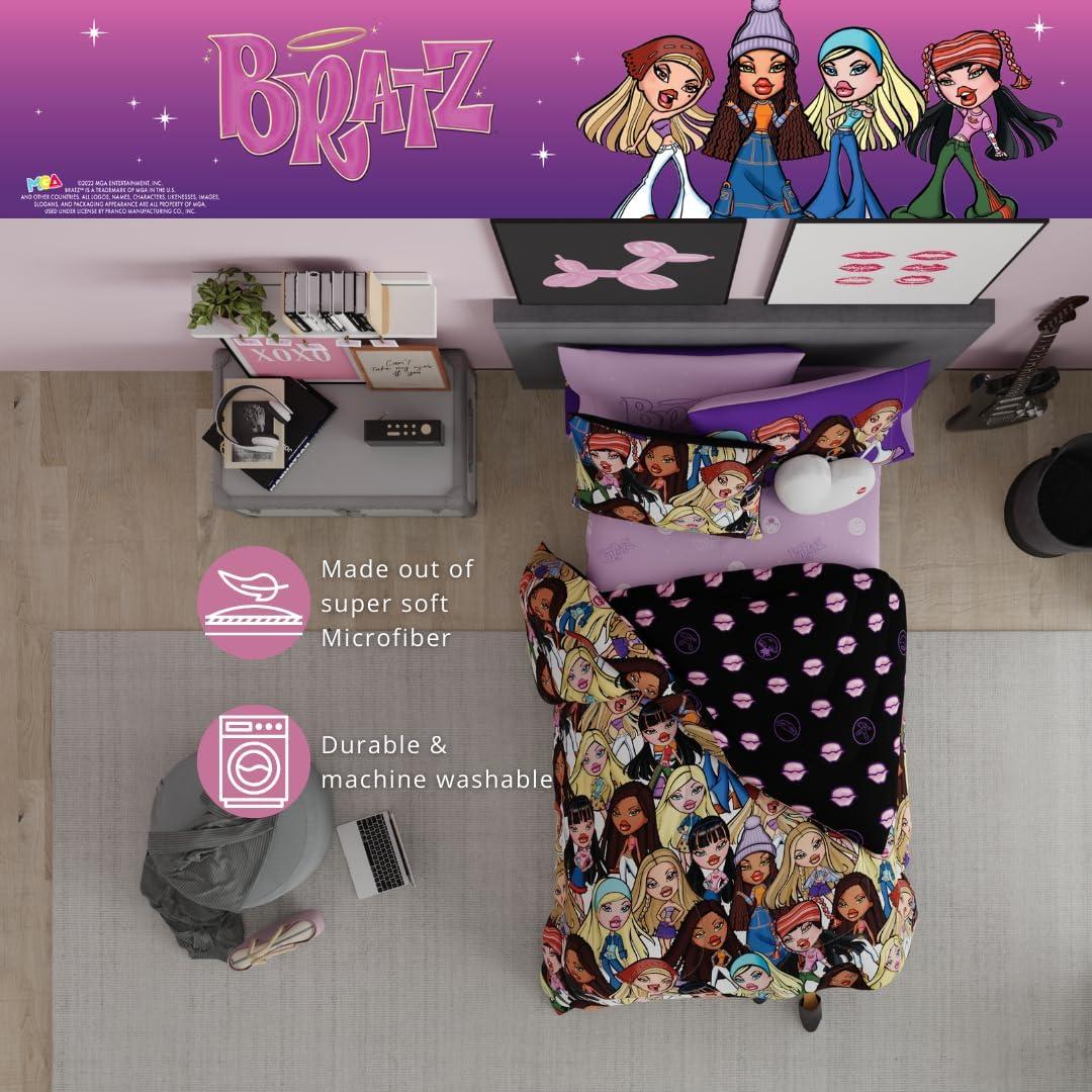 image:imageTransformers Optimus Prime Super Soft Comforter and Sheet Set with Sham 4 Piece Twin Size Official Licensed Product by Franco CollectiblesBratz