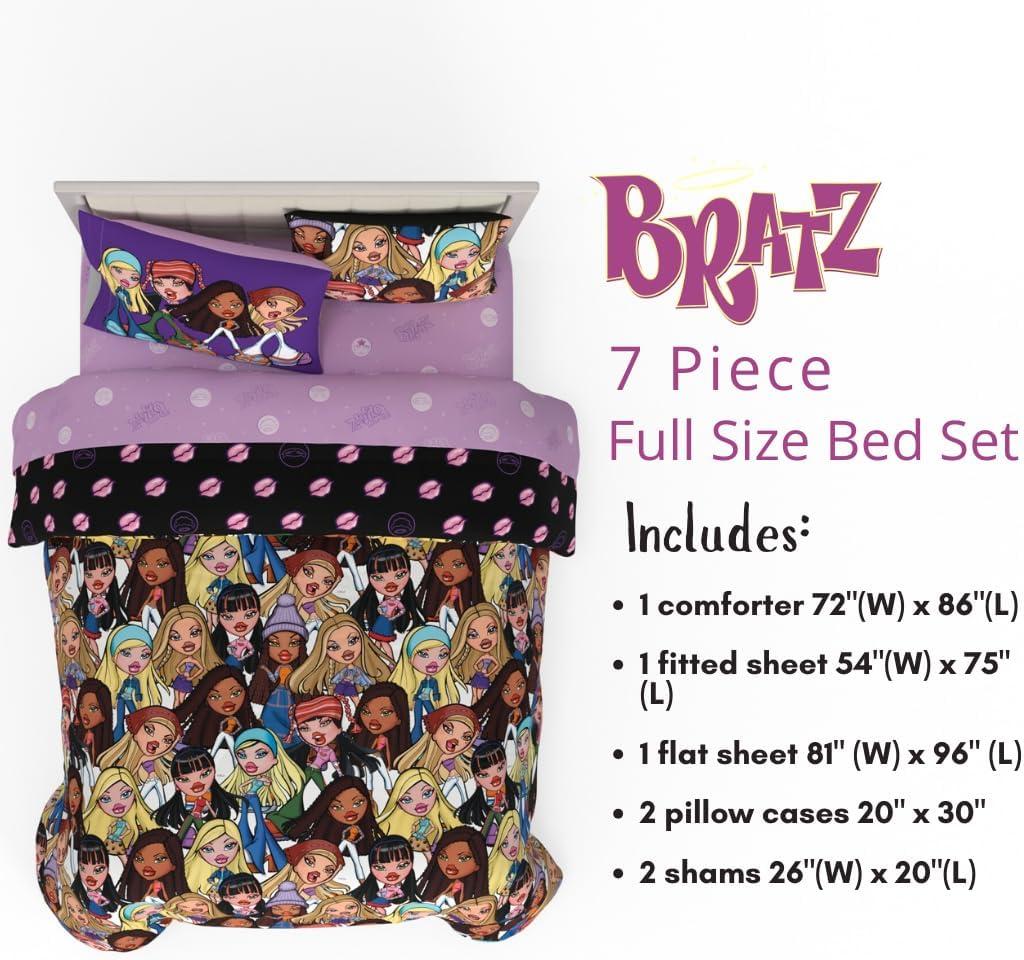 image:imageTransformers Optimus Prime Super Soft Comforter and Sheet Set with Sham 4 Piece Twin Size Official Licensed Product by Franco CollectiblesBratz