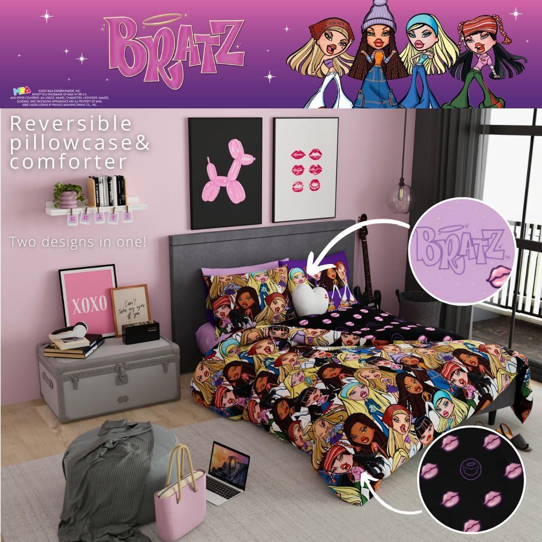 image:imageTransformers Optimus Prime Super Soft Comforter and Sheet Set with Sham 4 Piece Twin Size Official Licensed Product by Franco CollectiblesBratz