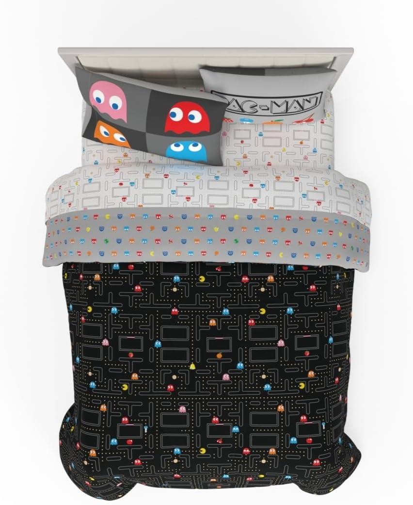 image:imageTransformers Optimus Prime Super Soft Comforter and Sheet Set with Sham 4 Piece Twin Size Official Licensed Product by Franco CollectiblesPacman