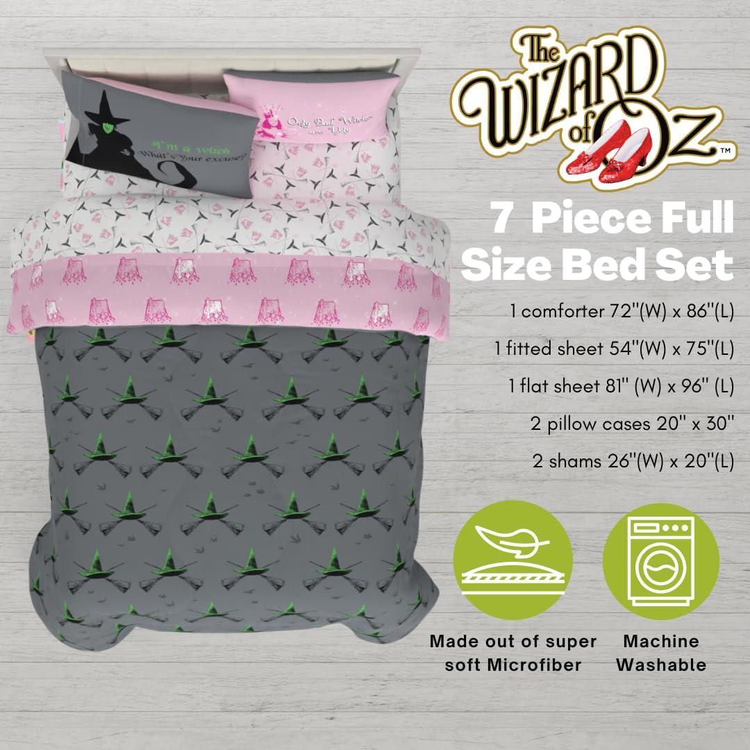 image:imageTransformers Optimus Prime Super Soft Comforter and Sheet Set with Sham 4 Piece Twin Size Official Licensed Product by Franco CollectiblesPink Green the Wizard of Oz