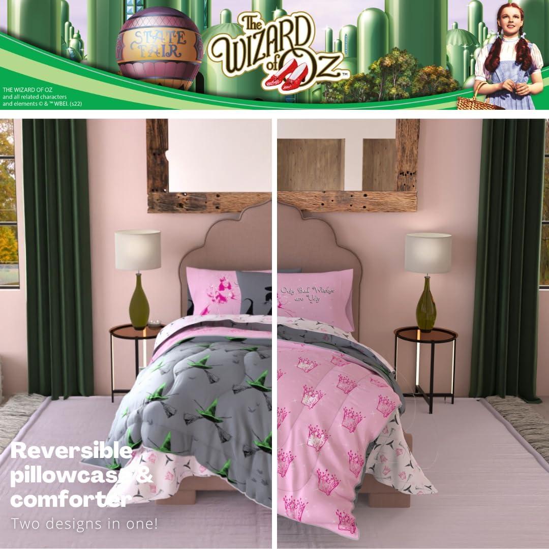 image:imageTransformers Optimus Prime Super Soft Comforter and Sheet Set with Sham 4 Piece Twin Size Official Licensed Product by Franco CollectiblesPink Green the Wizard of Oz