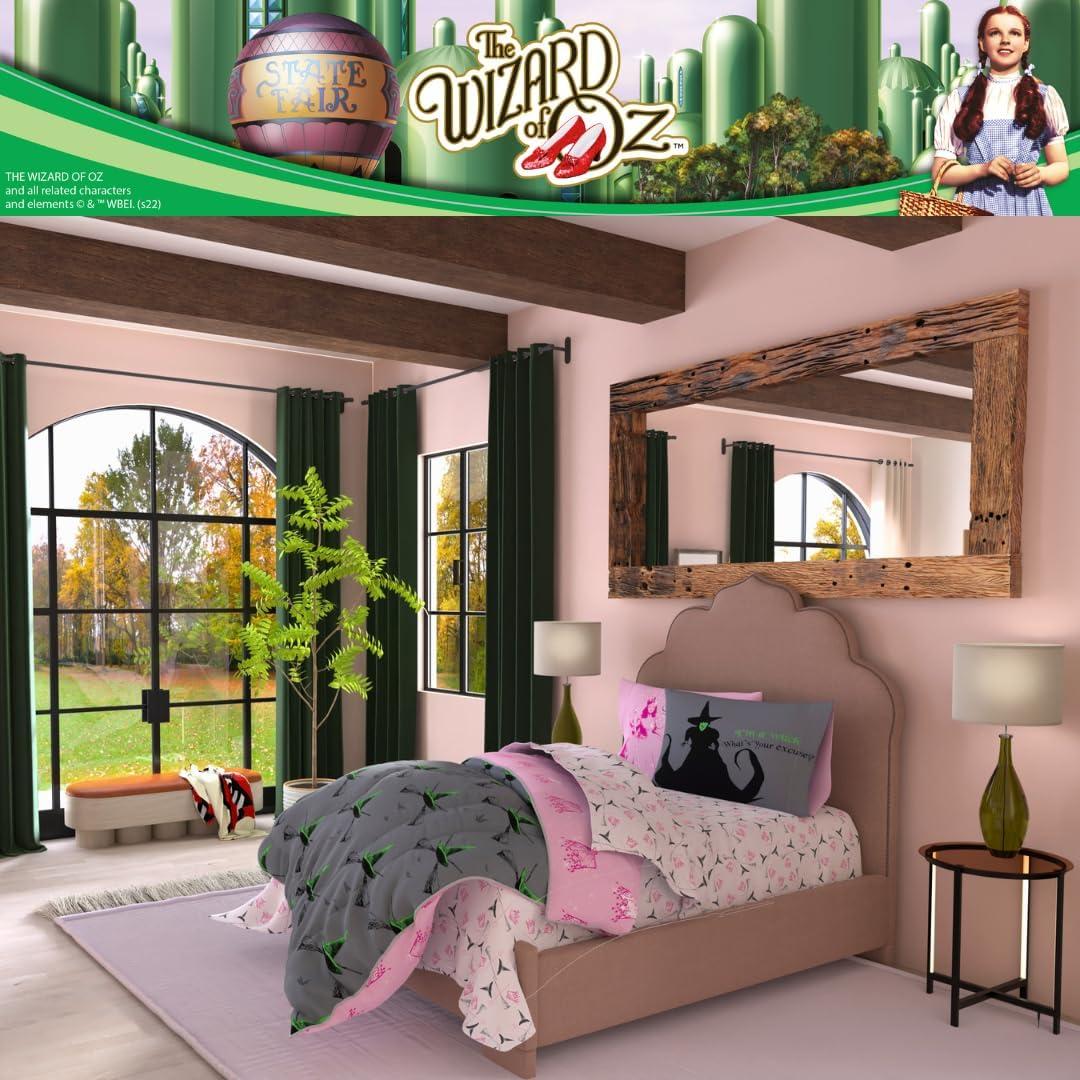 image:imageTransformers Optimus Prime Super Soft Comforter and Sheet Set with Sham 4 Piece Twin Size Official Licensed Product by Franco CollectiblesPink Green the Wizard of Oz