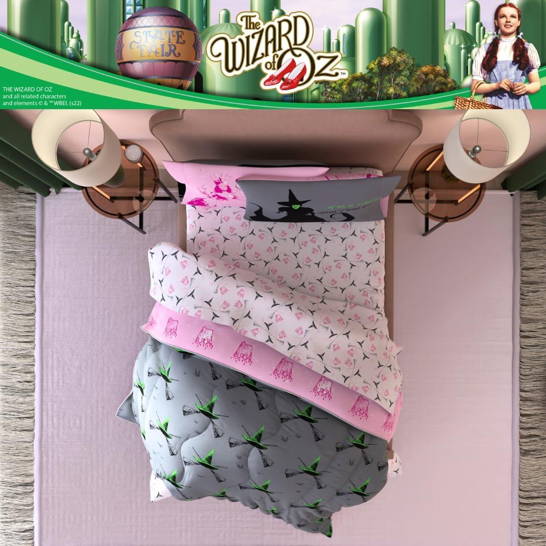 image:imageTransformers Optimus Prime Super Soft Comforter and Sheet Set with Sham 4 Piece Twin Size Official Licensed Product by Franco CollectiblesPink Green the Wizard of Oz