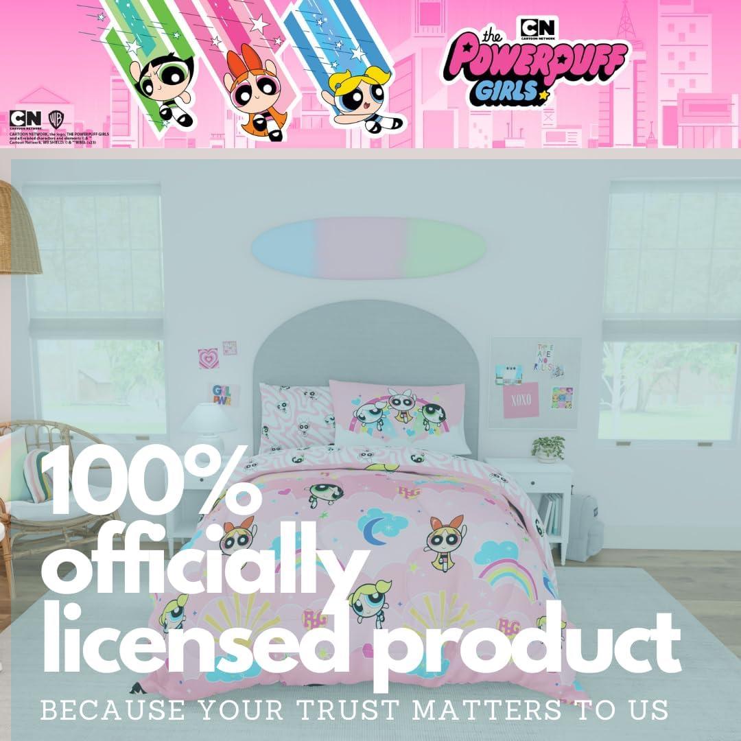 image:imageTransformers Optimus Prime Super Soft Comforter and Sheet Set with Sham 4 Piece Twin Size Official Licensed Product by Franco CollectiblesPink Powerpuff Girls